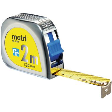 RIEFFEL SWITZERLAND Mètre enroulable 2m A10104 chrome