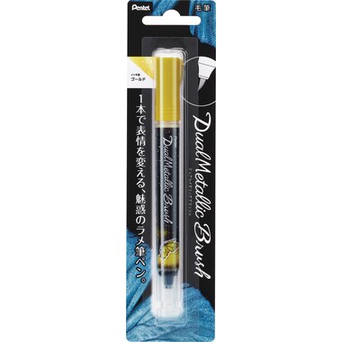 PENTEL Brushpen Dual Metallic XGFH-DX gold