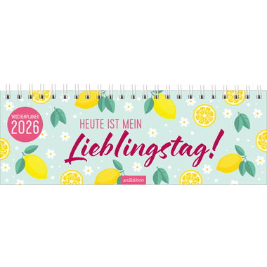 ARS EDITION Calendrier de table 2026 13572 Lieblingstag DE 29.7x11.5cm