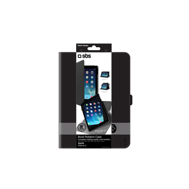 BOOK360 Case with rotation 360° with stand function , for iPad Air 2 , Black