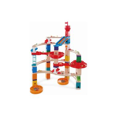 Hape Marble Run Quadrilla Super Spiral Castle & Final Sprint