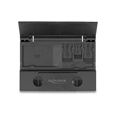Delock Lettore di schede esterno USB-C / A 5 Gbps per SD e Micro SD