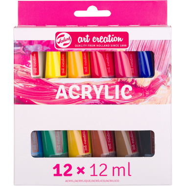 TALENS Colore acrilici 12x12ml 9021812M Set iniziale