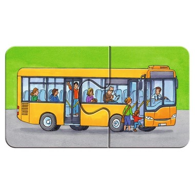 Ravensburger Puzzle per bambini piccoli Veicoli di emergenza