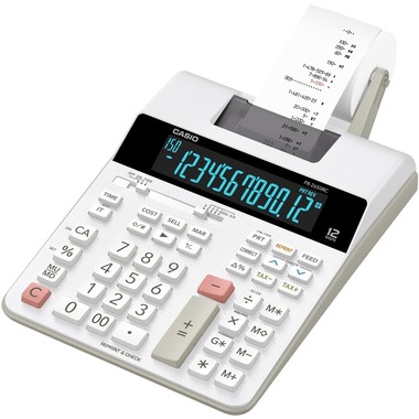 CASIO Calculatrice impr. FR-2650RC 12 chiffres gris