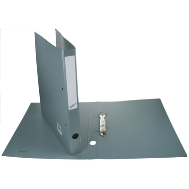 BÜROLINE Ringbuch 3cm 15140325PE1U grau 2-Ring A4