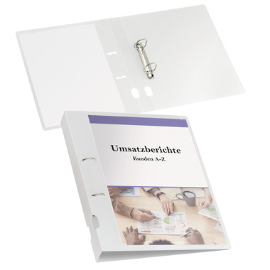 KOLMA Ringbuch Vario KF A4 02.118.00 transparent 2-Ring 3cm