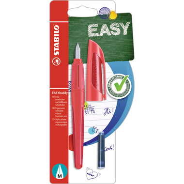 STABILO Stylo plume EASYbuddy B-53922-5 rouge