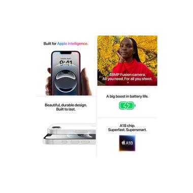 Apple iPhone 16e 128 GB Weiss DEP