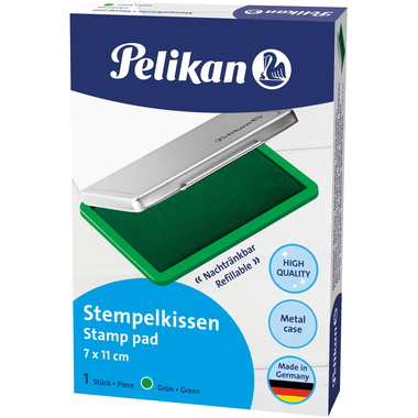 PELIKAN Metall-Stempelkissen grün 331033 Gr.2 11x7cm