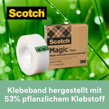 SCOTCH Magic Tape 900 19mmx33m 900-9 transparent 9 rouleaux