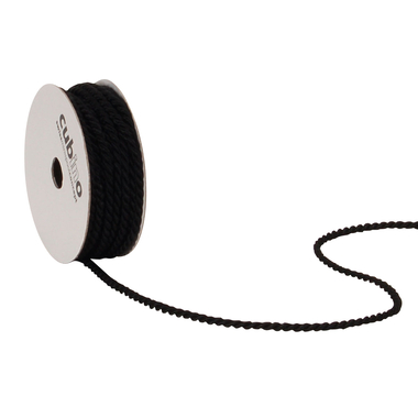 SPYK Seidenkordel Cubino 3525.0057 3mmx5m schwarz
