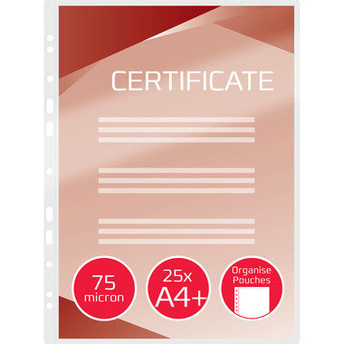 GBC Pelicole per laminazione A4+ 3747515 lucido, 75my 100 pezzi