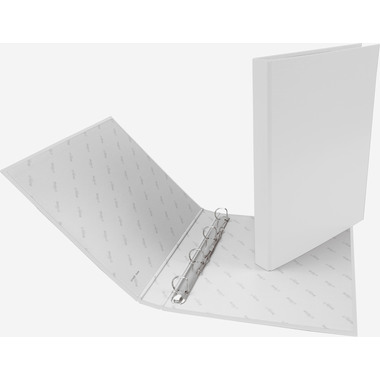 BIELLA Ringbuch Ringo-Plast 3cm 43444201U weiss 4-Ring A4+