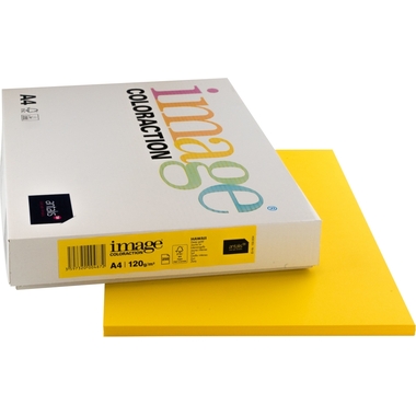 IMAGE COLORACTION Kopierpapier Hawaii A4 266653 120g, intensivgelb 250 Blatt