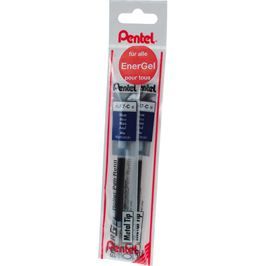 PENTEL Mine Energel BL77 YLR7-2CX blau, 2 pezzi
