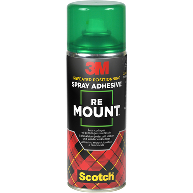 SCOTCH Spray ReMount 400ml RM/400 Colles aérosol