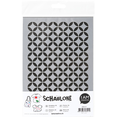 I AM CREATIVE Schablone Ornament A5 2000.31
