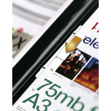 DURABLE Doss.présent. DURAPLUS DE LUXE 258901 pour 200 feuilles A4 noir