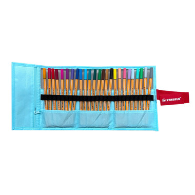STABILO Rollerset point 88 0.4mm 8825-08-01CH 25 Farben ass. pastellblau