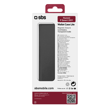 Etui avec poches de rangement pour Huawei P Smart 2021