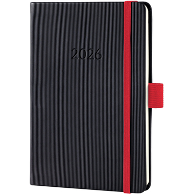 CONCEPTUM Calendrier semainier 2026 C2609 1S/2P nr/rge 15.1x10.8cm