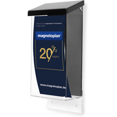 DEFLECTO Prospektbox 1/3 A4 790701 für Aussenbereich