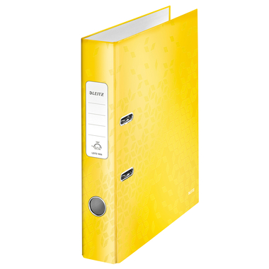 LEITZ Classeur WOW 180° 5.2cm 1006-00-16 jaune A4