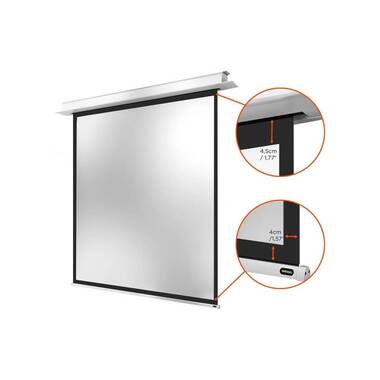 Celexon Ceiling Recessed Screen Motor Professional Plus 220x220cm 1:1