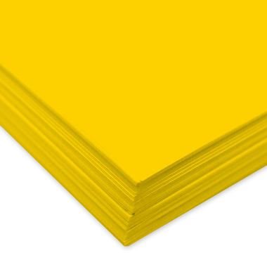 URSUS Tonzeichenpapier A4 2174615 130g, sonnengelb 100 Blatt