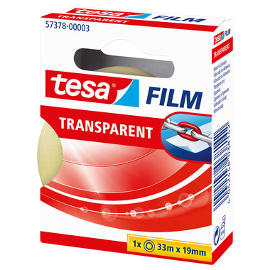 TESA tesafilm 19mmx33m 573780000 Refill transparent