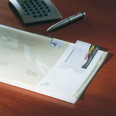 3L Porte-cartes de visite 60x95mm 10109 PP autocollante 100 pièces