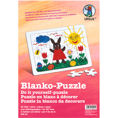 URSUS Puzzle blanco 21x29,7cm 8250000 blanc 30 pcs