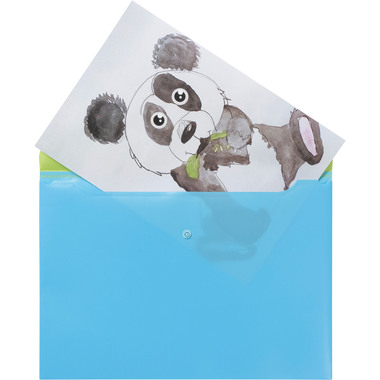 KOLMA Porte-documents Doppia A4 08.152.20 bleu/vert