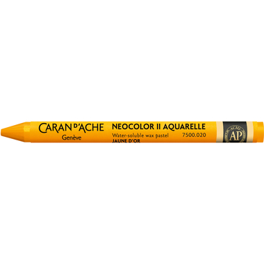 CARAN D'ACHE Wachsmalkreide Neocolor II 7500.020 goldgelb