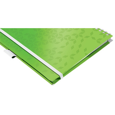 LEITZ Spiralbuch WOW A4 46440054 grün