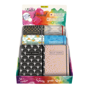 ONLINE Bullet Journal Display 02251/12 12 ass.