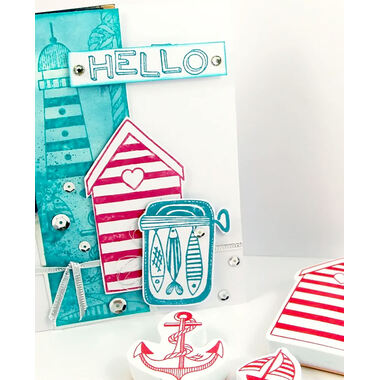 I AM CREATIVE Set de tampons 4093.01 Mini Alphabet 103 pièces