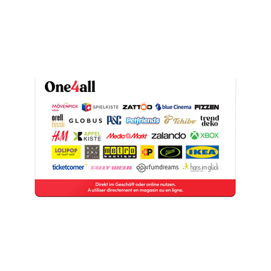 Geschenkkarte One4all Cluster variabel