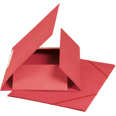 BIELLA Gummibandmappe A4 17840045U rot, 590gm2 220 Bl.