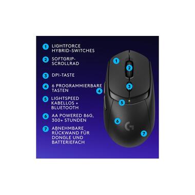 Logitech Gaming-Maus G309 Lightspeed Schwarz