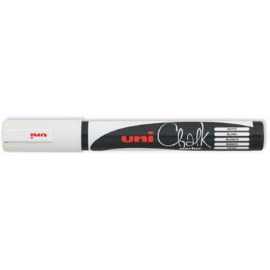 UNI-BALL Chalk Marker 1.8-2.5mm PWE-5M WHITE blanc