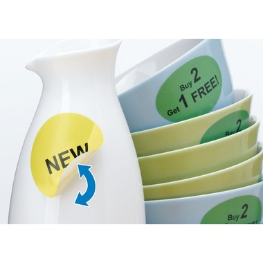 HERMA Rund-Etiketten 40mm 5066 weiss 600 St./25 Blatt