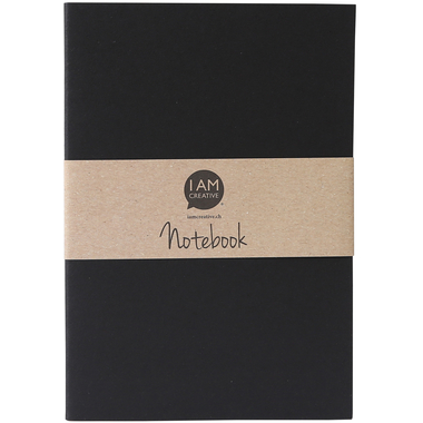 I AM CREATIVE Notizbuch A5 4005.08 schwarz 60 Seiten