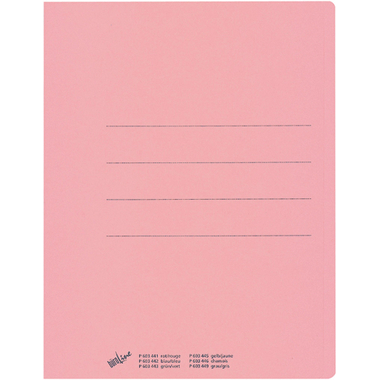 BÜROLINE Einlagemappe Recycling A4 603441 rot 240g/m2 100 Stück