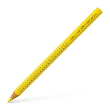 FABER-CASTELL Crayons Jumbo GRIP 110907 le jaune de cadmium