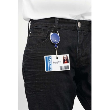DURABLE Jojo Style Federhaken 80cm 832707 blau