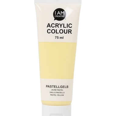 I AM CREATIVE Peinture acrylique 75ml 2001.3 jaune pastel