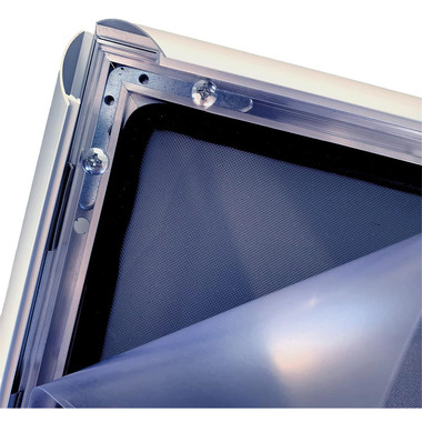 DEFLECTO Klapprahmen wasserdicht A3 SFA3SWP silber 34.2x62.2cm