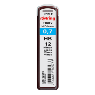 ROTRING Mine HB S0312690 0,7mm 12 pezzi